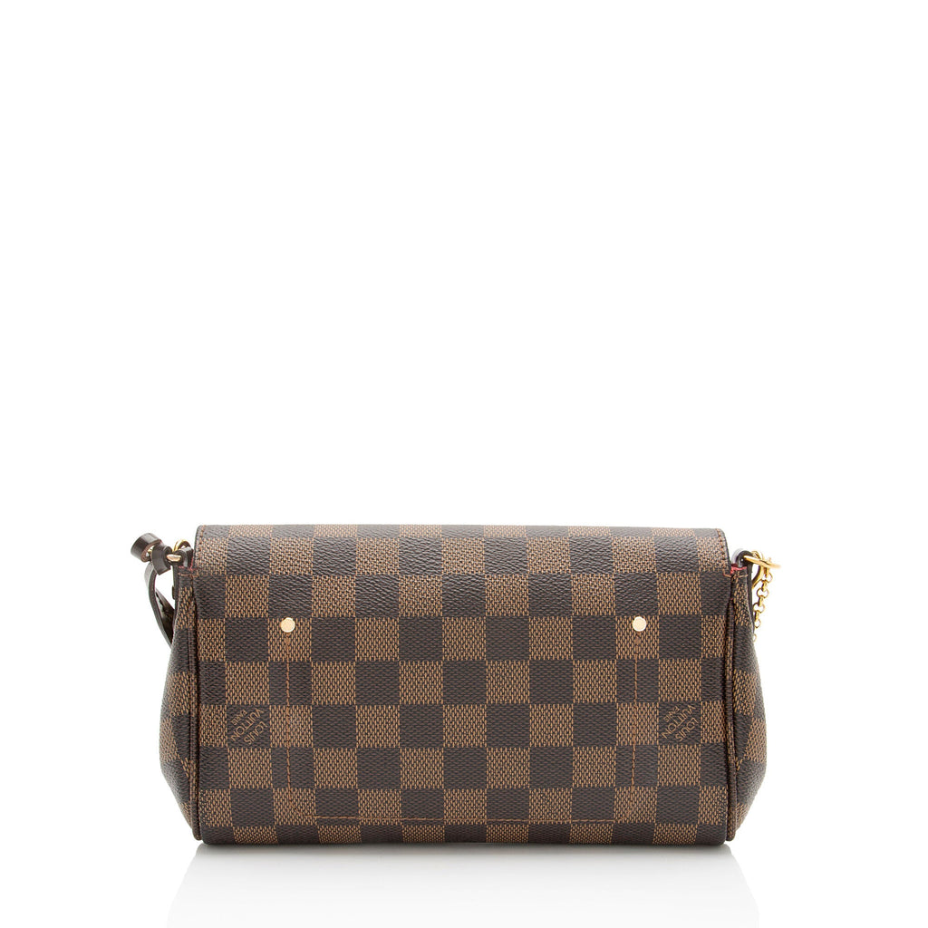 Louis Vuitton Damier Ebene Favorite PM Shoulder Bag