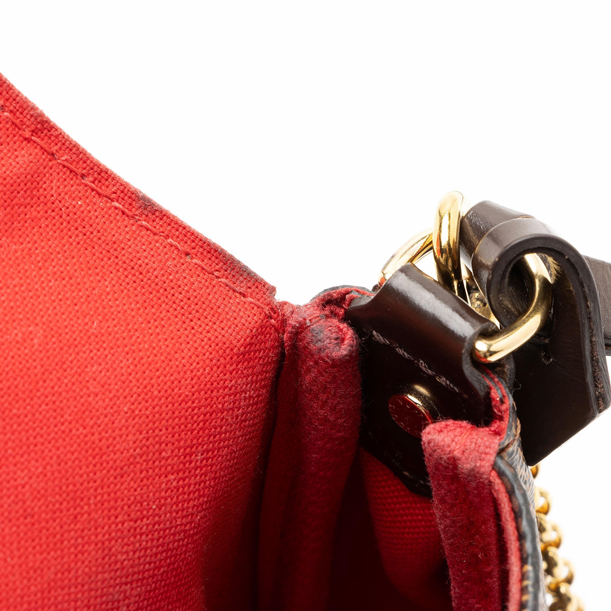 Louis Vuitton Damier Ebene Favorite PM Shoulder Bag