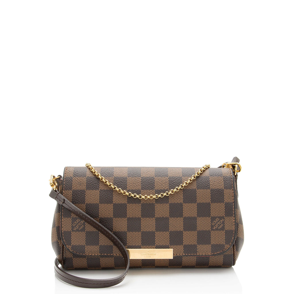 Louis Vuitton Damier Ebene Favorite PM Shoulder Bag