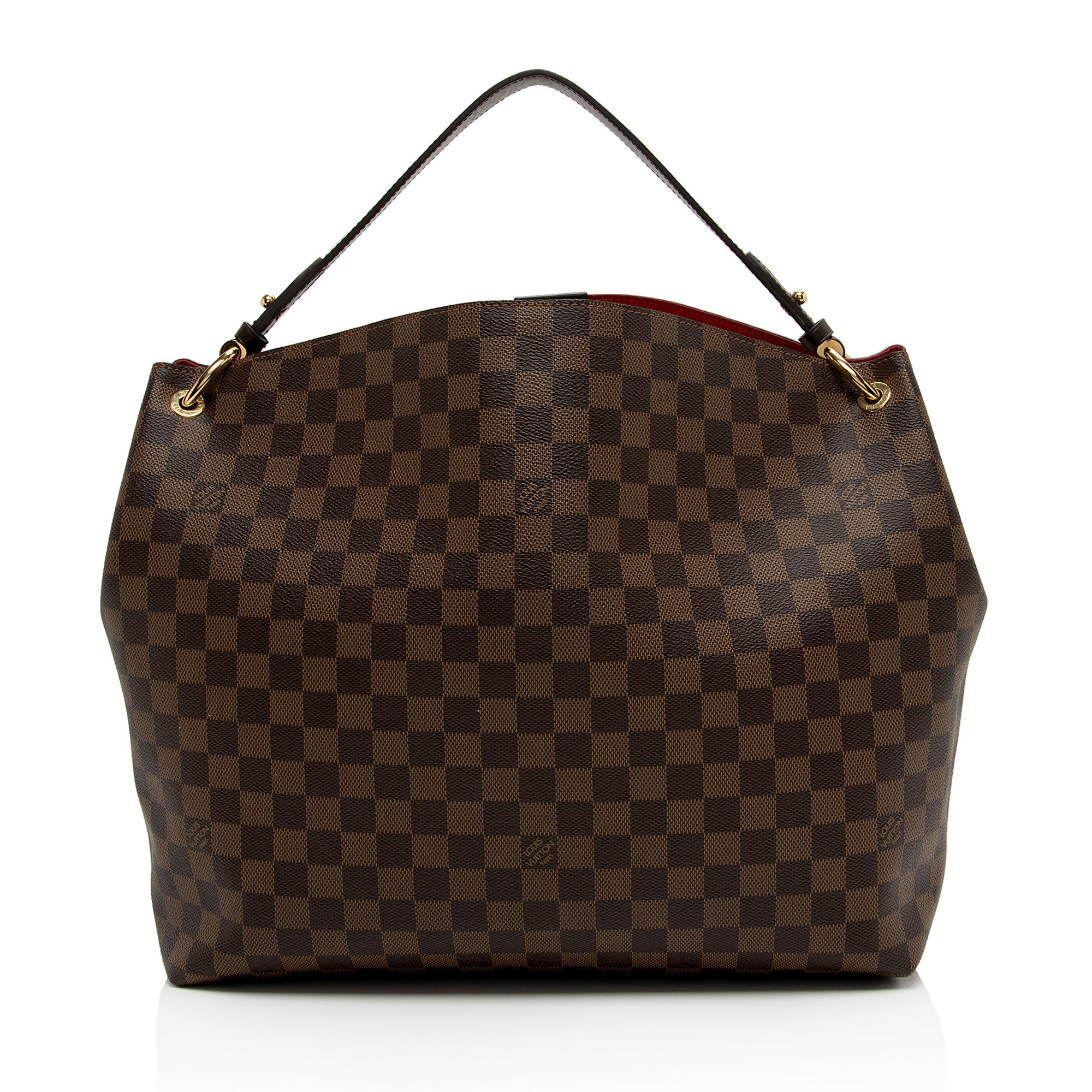 Louis Vuitton Damier Ebene Graceful MM Hobo (SHF-zUN7dc)