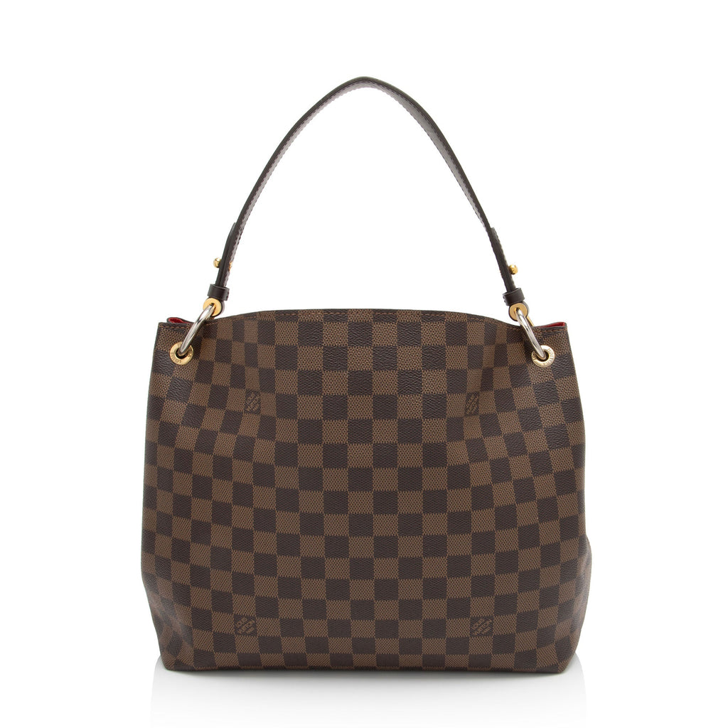 Louis Vuitton Damier Ebene Graceful PM Hobo (SHF-6Lw0vx)
