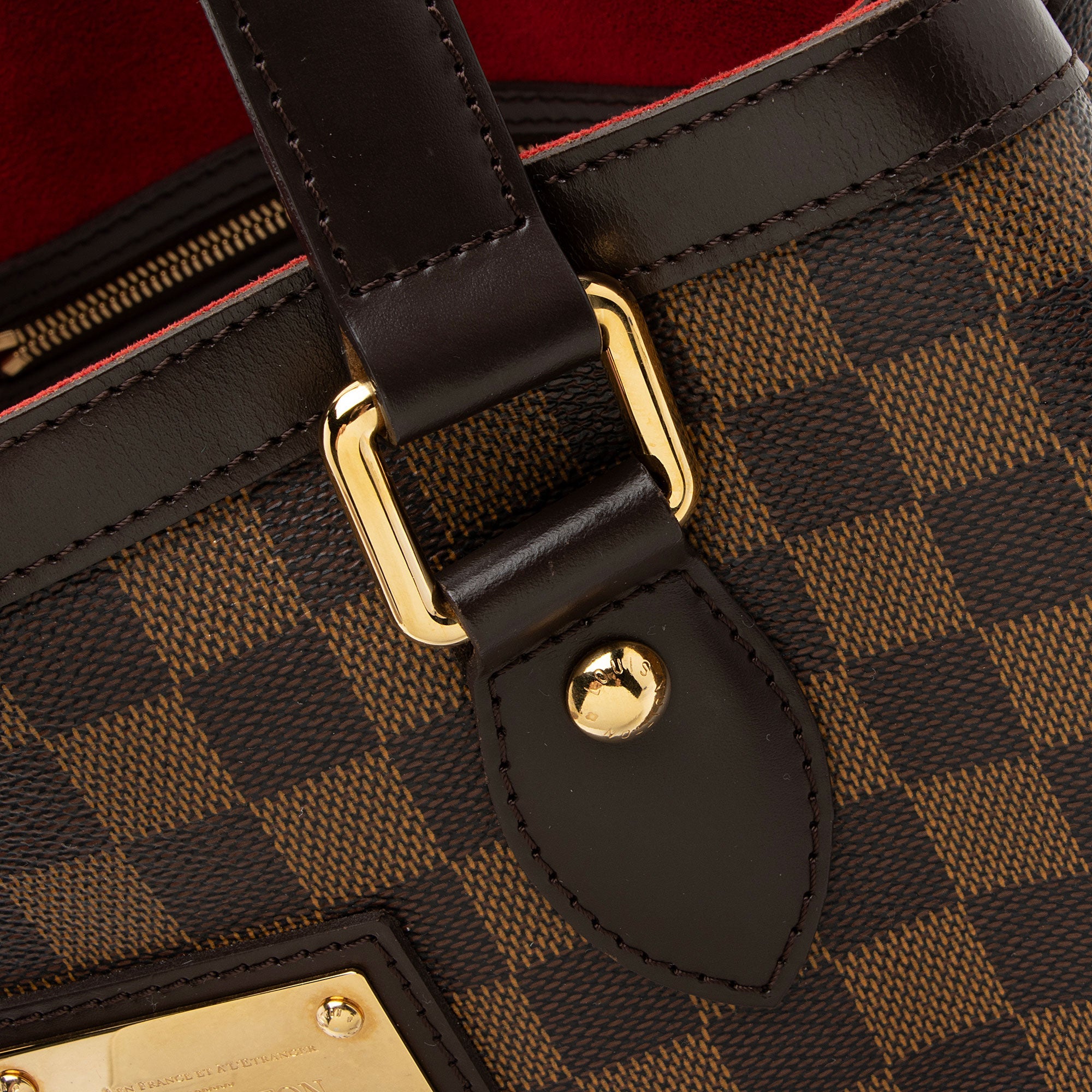 Louis Vuitton Damier Ebene Hampstead PM Tote (SHF-rzynKt)