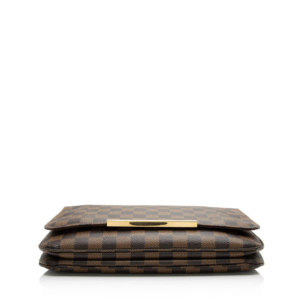 Louis Vuitton Damier Ebene Hoxton GM Shoulder Bag (SHF-23763)
