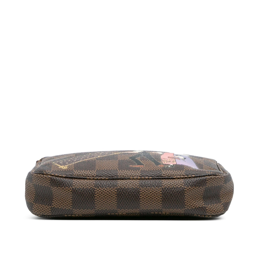 Louis Vuitton Damier Ebene Illustre Mini Pochette Accessories