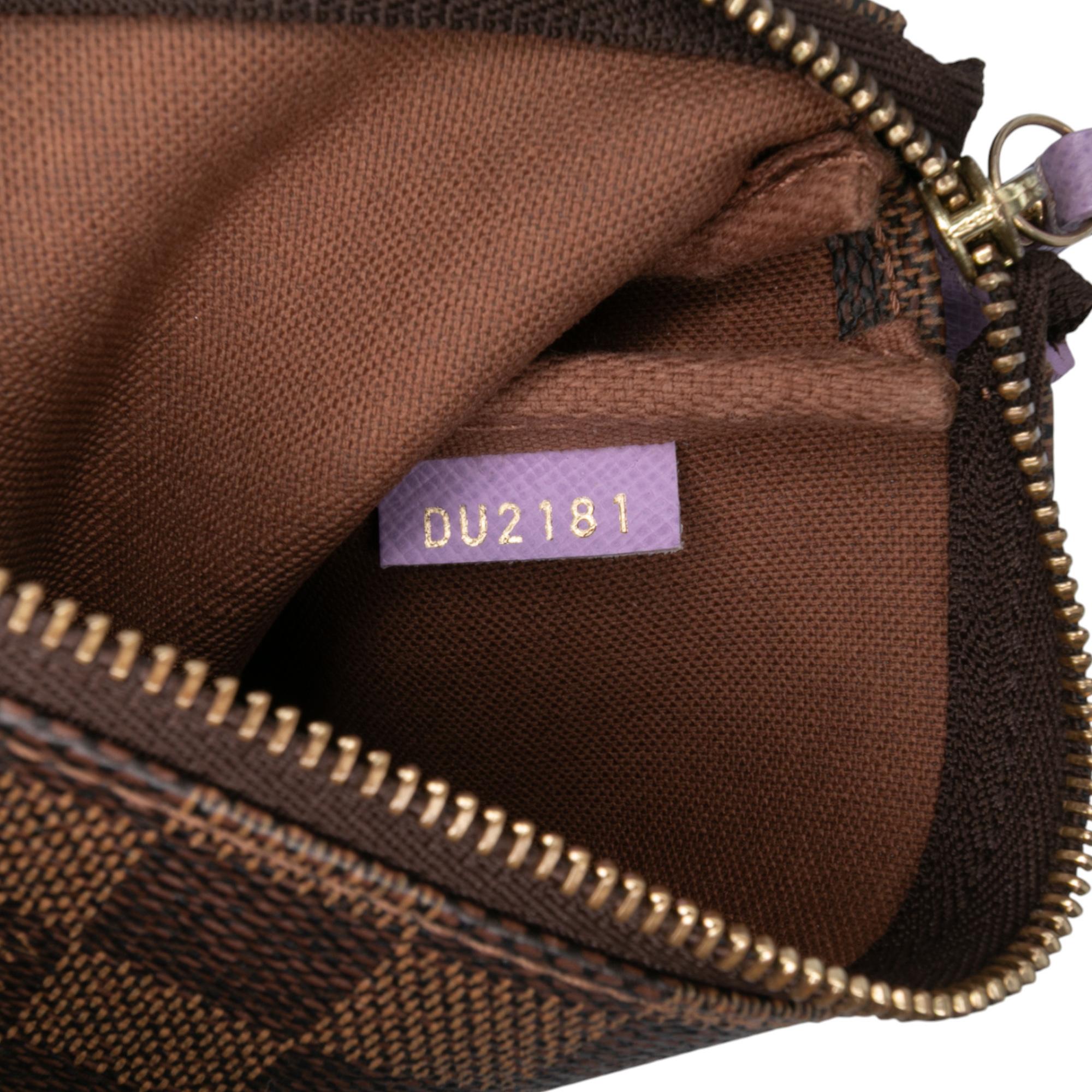 Louis Vuitton Damier Ebene Illustre Mini Pochette Accessories
