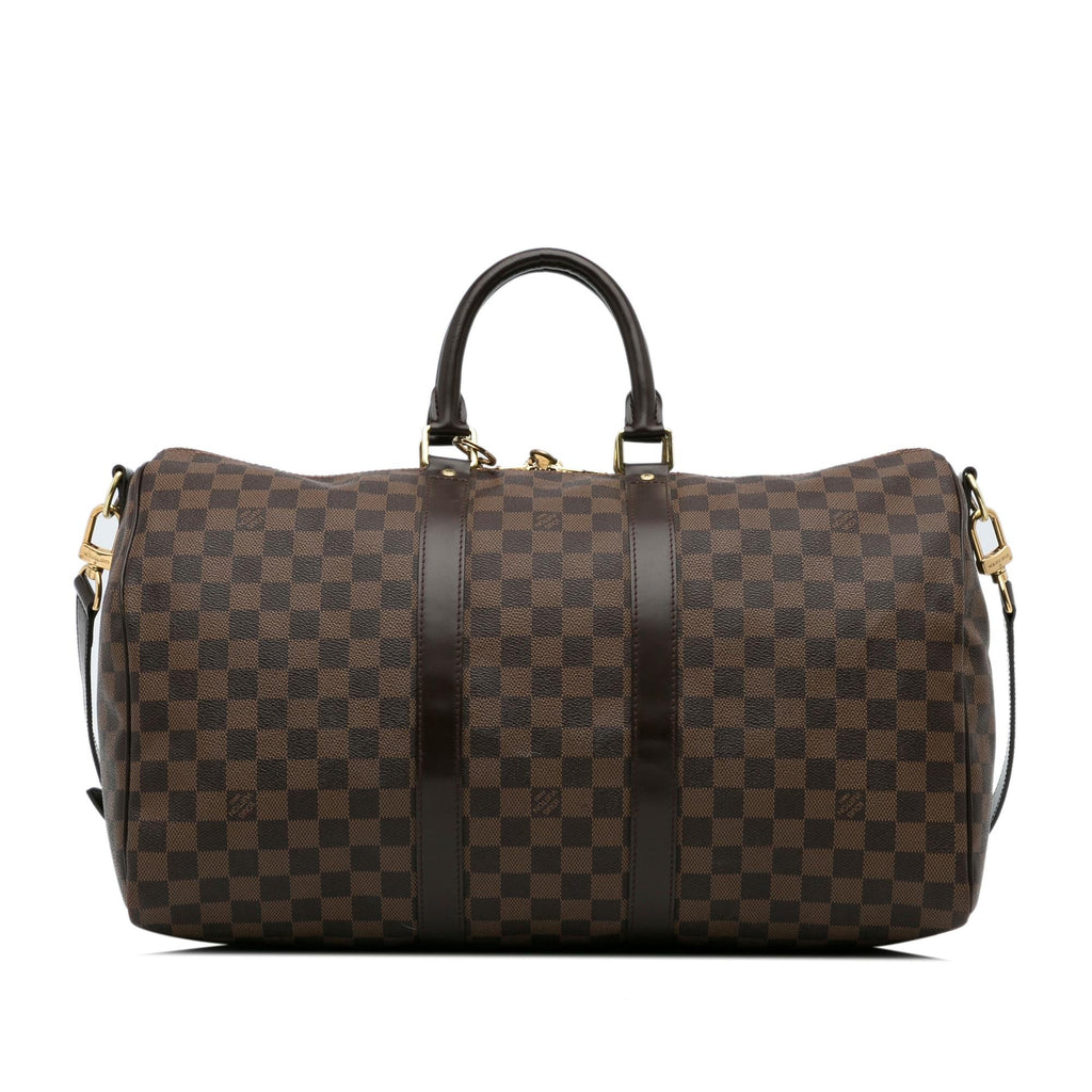 Louis Vuitton Damier Ebene Keepall Bandouliere 50 (SHG-pkT9wf)