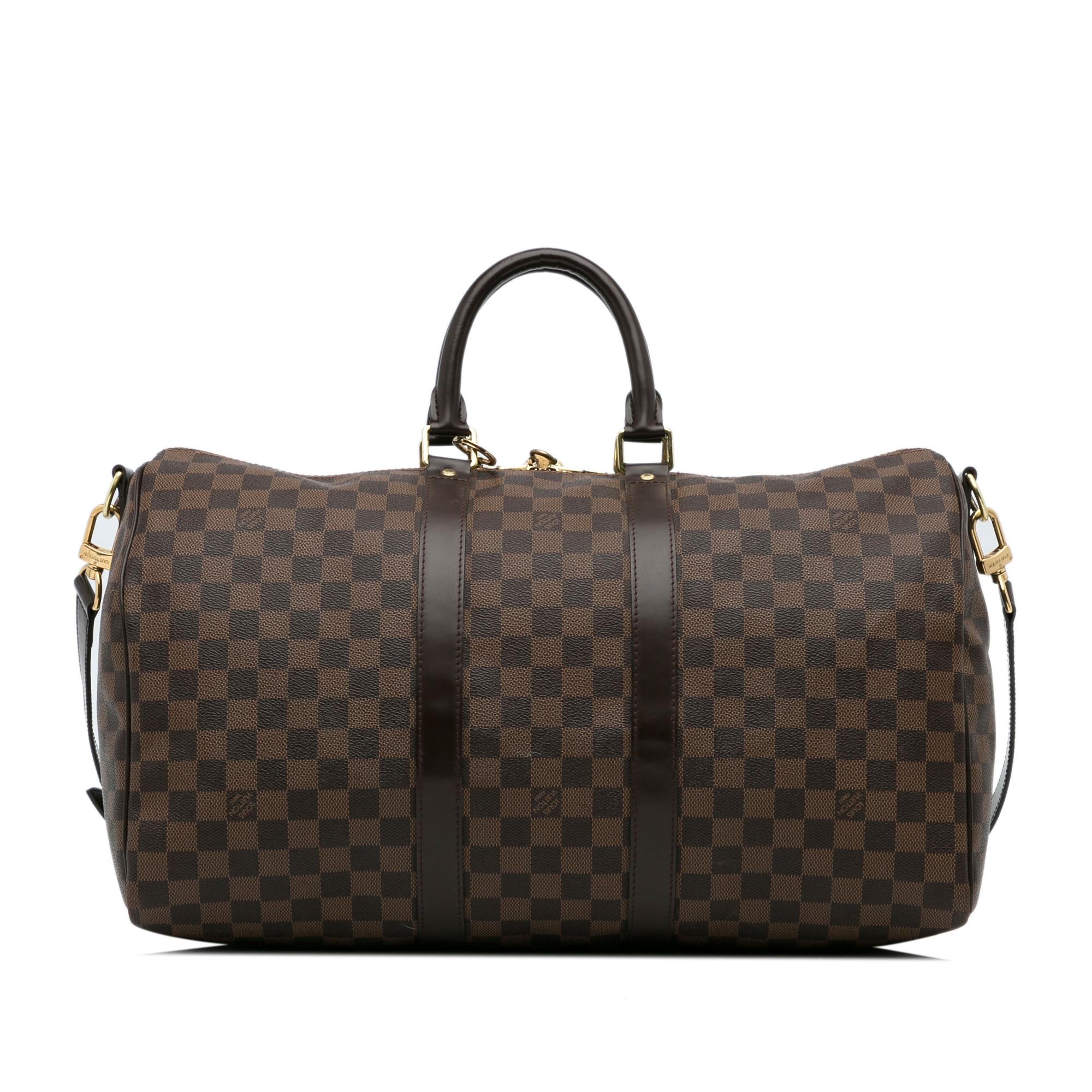 Louis Vuitton Damier Ebene Keepall Bandouliere 50 (SHG-pkT9wf)