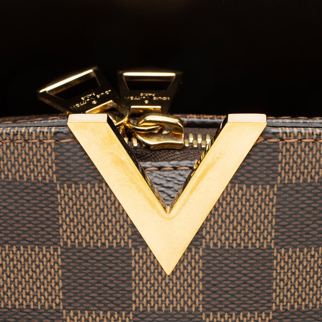 Louis Vuitton Damier Ebene Kensington Bowler Satchel
