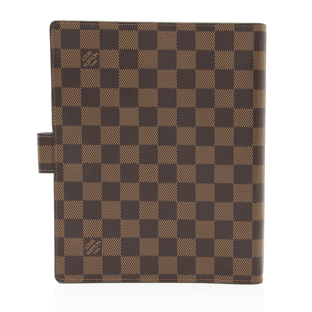 Louis Vuitton Damier Ebene Large Ring Agenda Cover