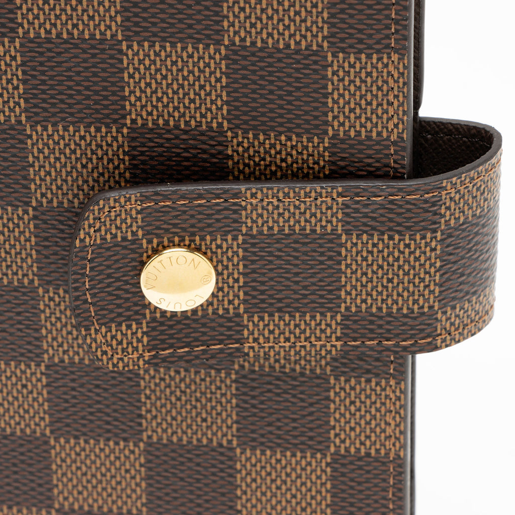Louis Vuitton Damier Ebene Large Ring Agenda Cover