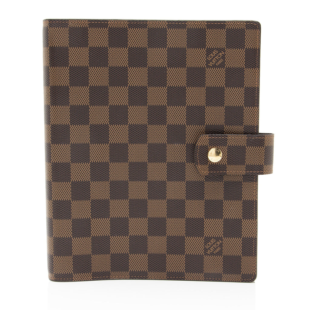 Louis Vuitton Damier Ebene Large Ring Agenda Cover
