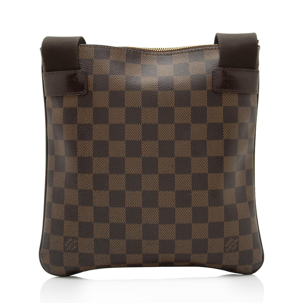 Louis Vuitton Damier Ebene Melville Crossbody Bag (SHF-a27JVY)