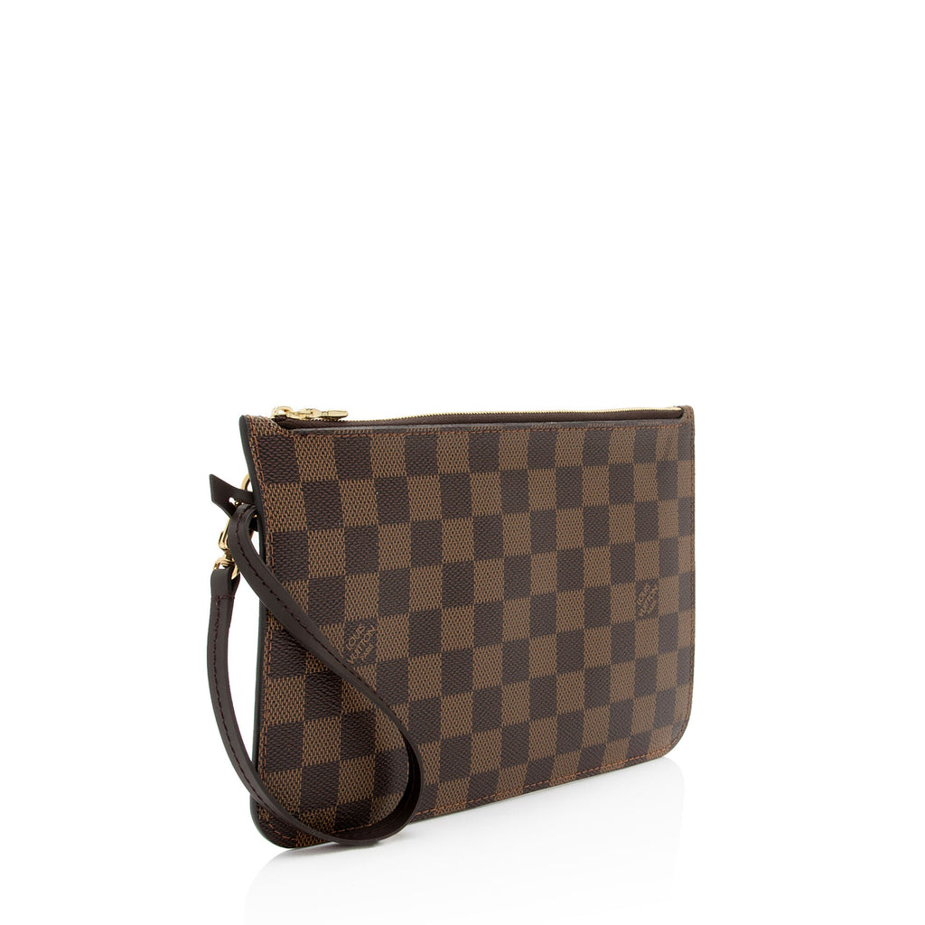 Louis Vuitton Damier Ebene Neverfull GM Pochette (SHF-BahZMt)