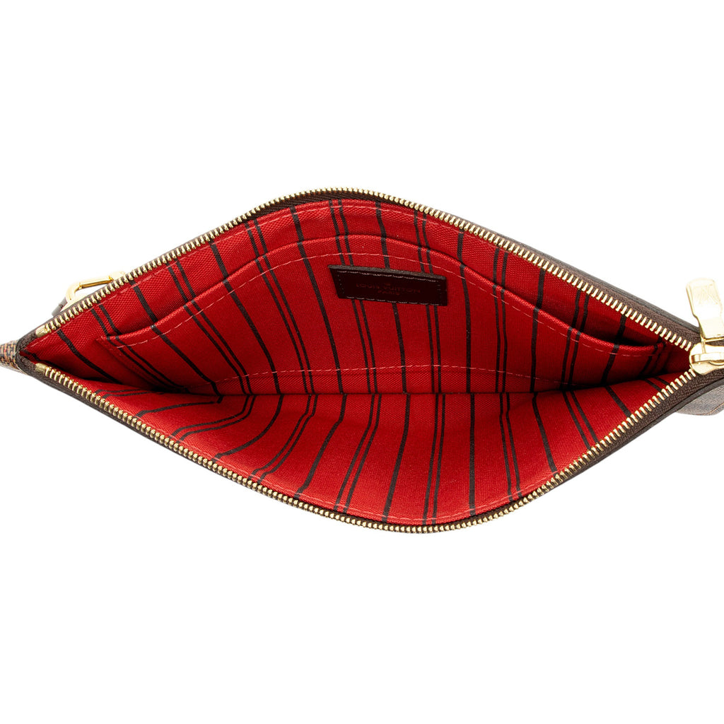 Louis Vuitton Damier Ebene Neverfull GM Pochette