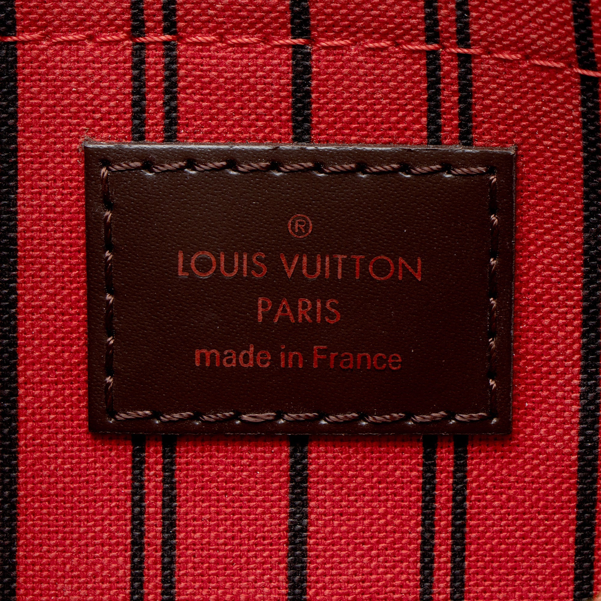 Louis Vuitton Damier Ebene Neverfull GM Pochette