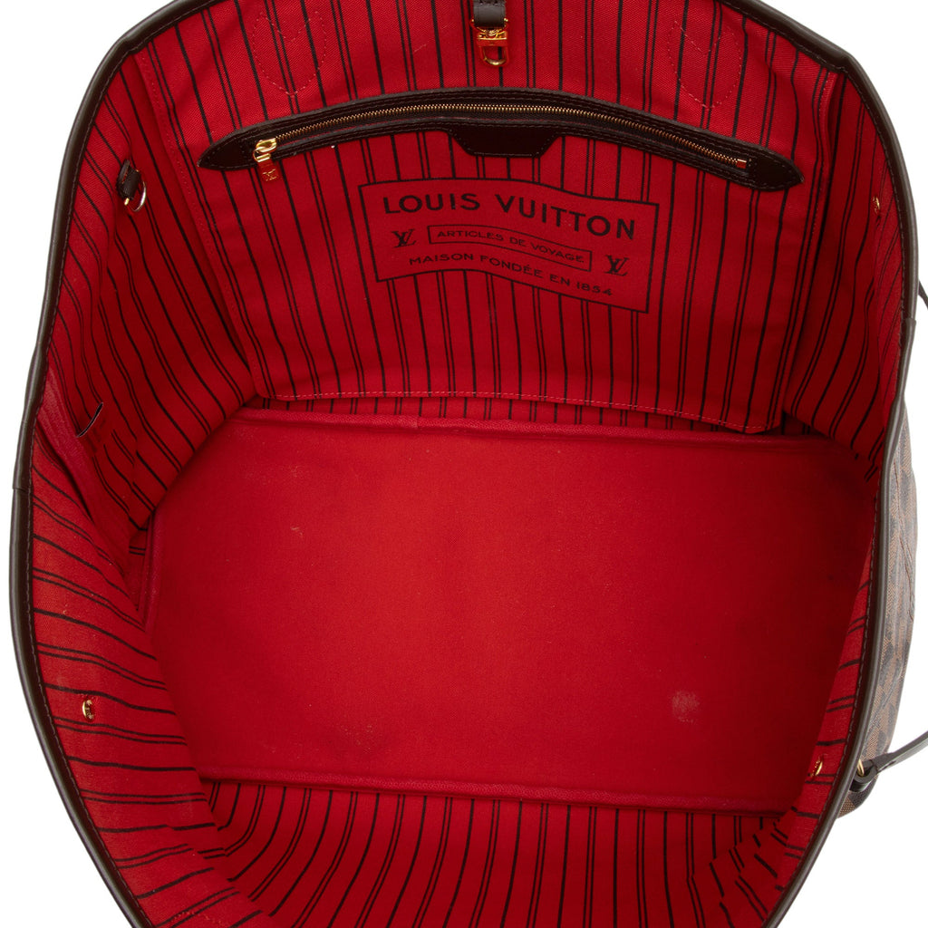 Louis Vuitton Damier Ebene Neverfull GM Tote (SHF-7quidJ)