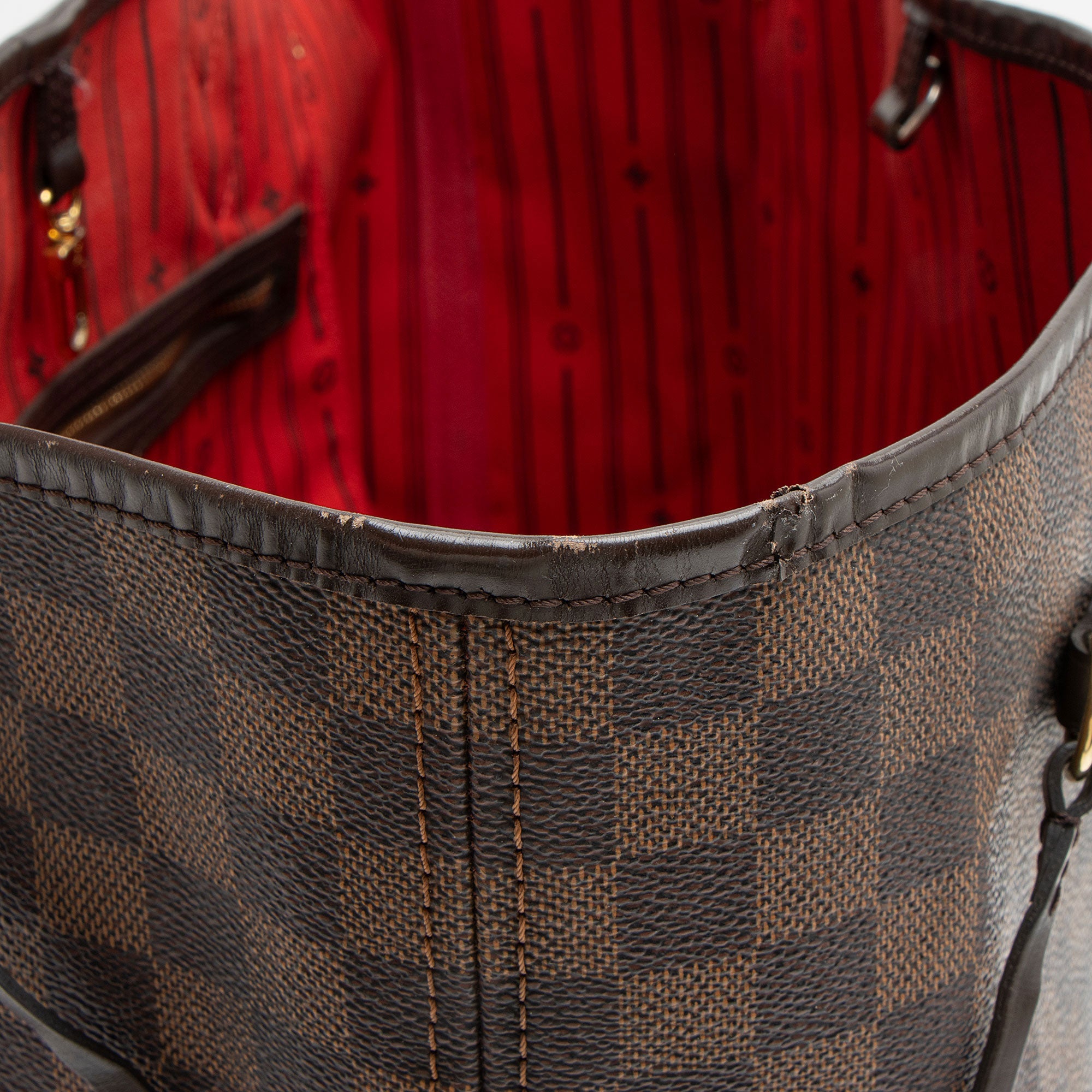 Louis Vuitton Damier Ebene Neverfull GM Tote (SHF-23ir92)
