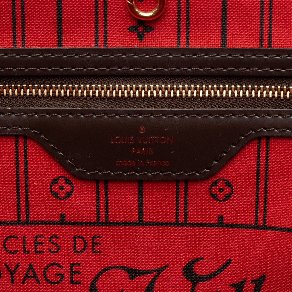 Louis Vuitton Damier Ebene Neverfull GM Tote