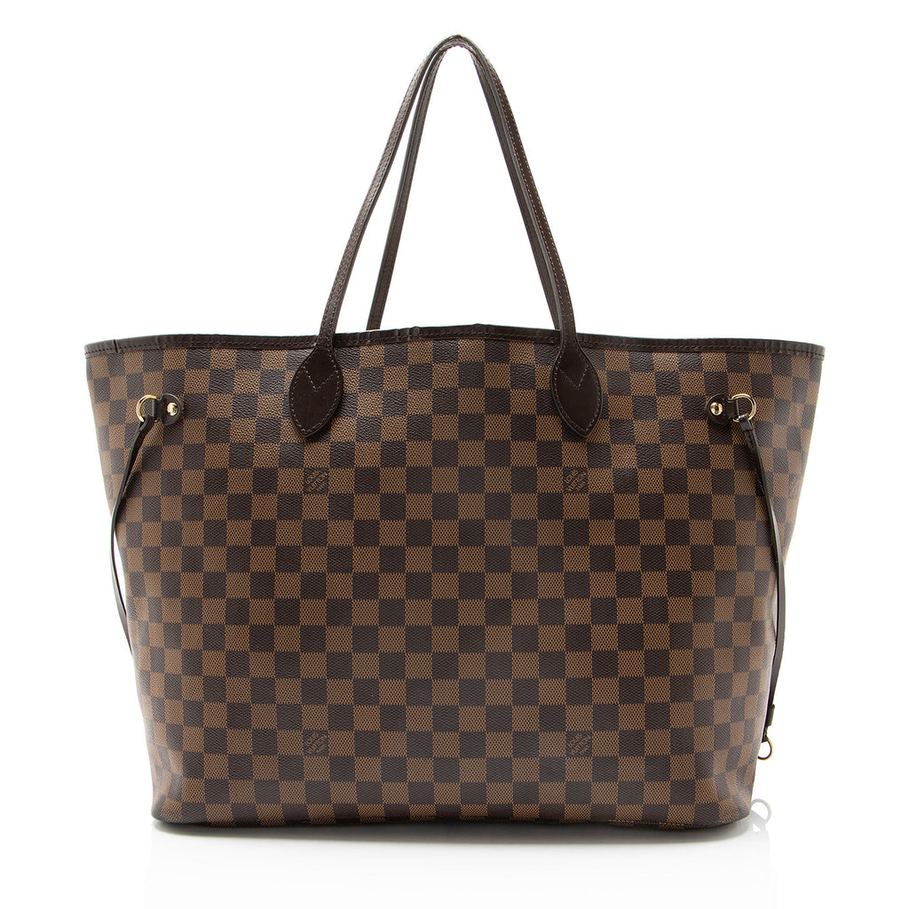 Louis Vuitton Damier Ebene Neverfull GM Tote