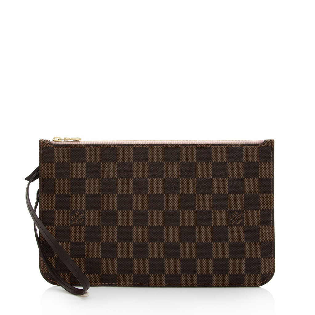 Louis Vuitton Damier Ebene Neverfull MM Pochette (SHF-o0z0so)