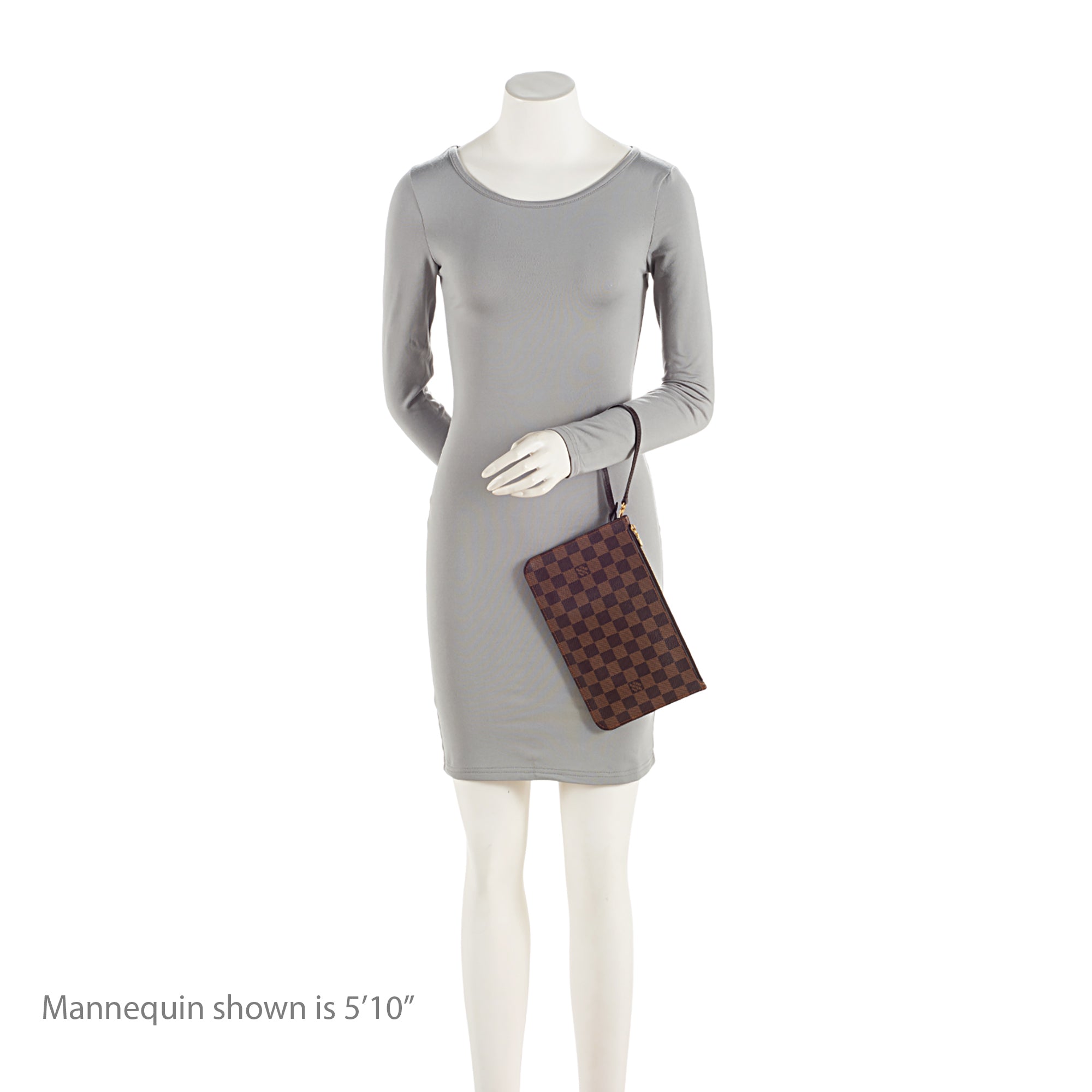 Louis Vuitton Damier Ebene Neverfull MM Pochette (SHF-z2h56K)