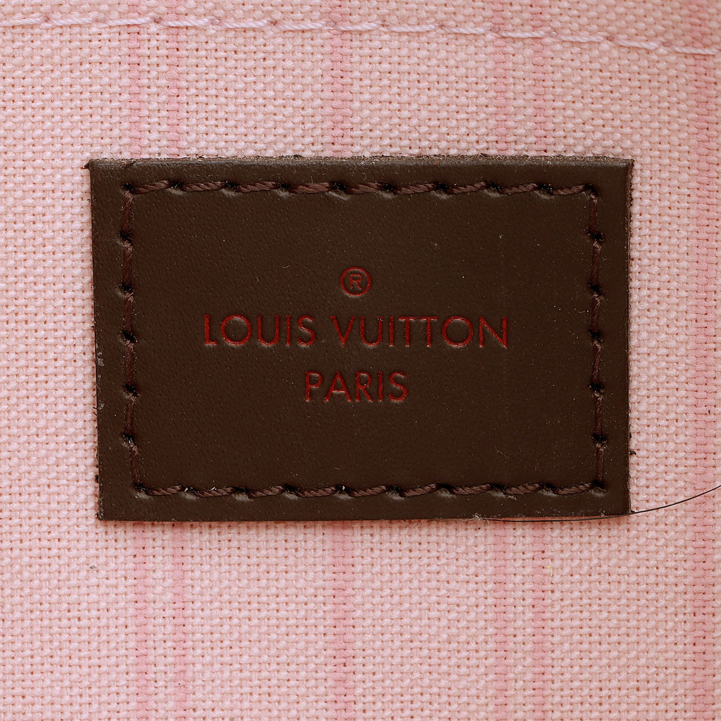 Louis Vuitton Damier Ebene Neverfull MM Pochette (SHF-OvClNn)