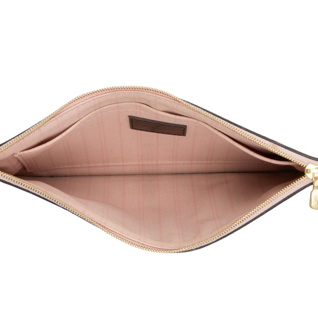 Louis Vuitton Damier Ebene Neverfull MM Pochette (SHF-8JuLUH)