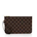 Louis Vuitton Damier Ebene Neverfull MM Pochette (SHF-GOdo3z)
