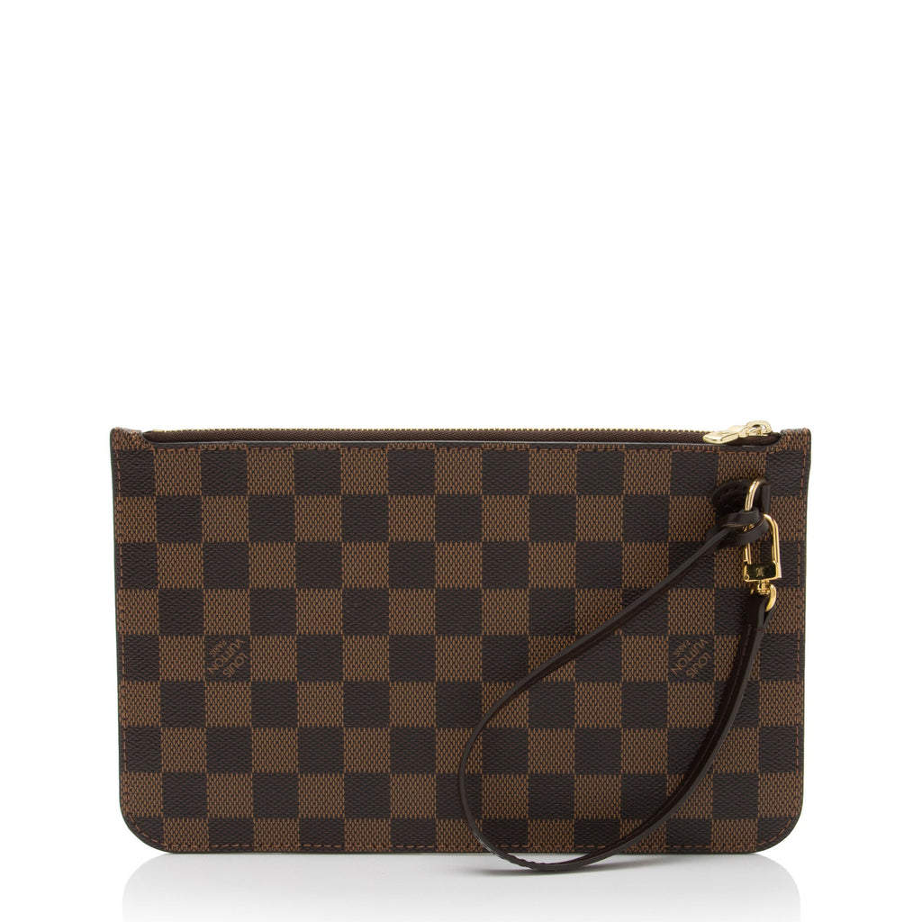 Louis Vuitton Damier Ebene Neverfull MM Pochette (SHF-AjPni9)