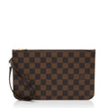 Louis Vuitton Damier Ebene Neverfull MM Pochette (SHF-AjPni9)