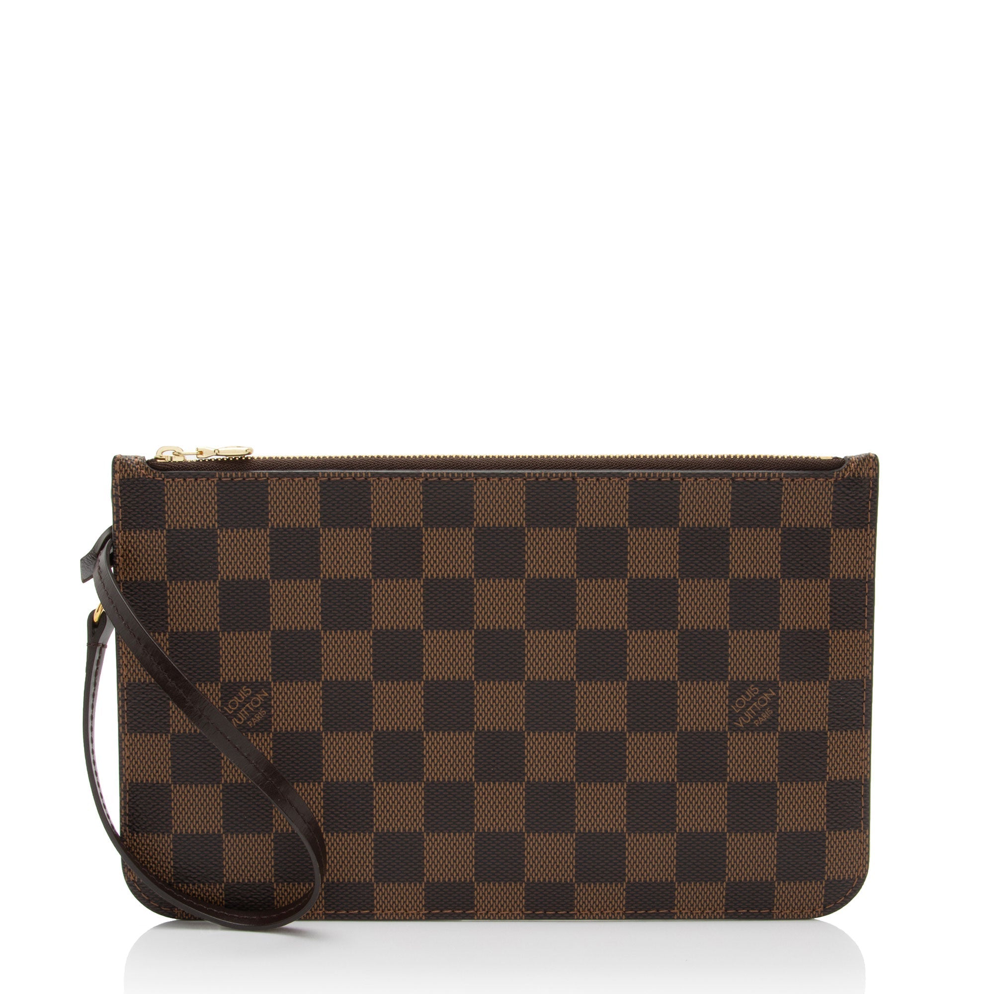Louis Vuitton Damier Ebene Neverfull MM Pochette (SHF-AjPni9)