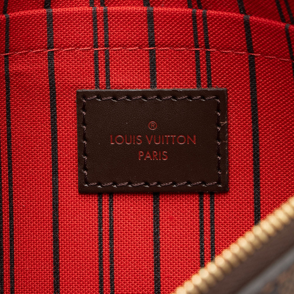 Louis Vuitton Damier Ebene Neverfull MM Pochette (SHF-AjPni9)