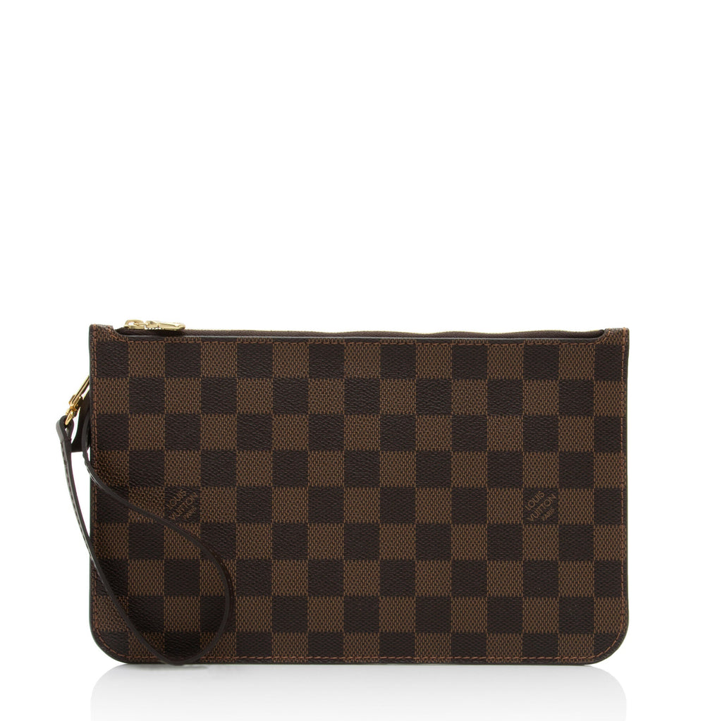 Louis Vuitton Damier Ebene Neverfull MM Pochette (SHF-JnJKpe)