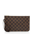 Louis Vuitton Damier Ebene Neverfull MM Pochette (SHF-Sk24c1)