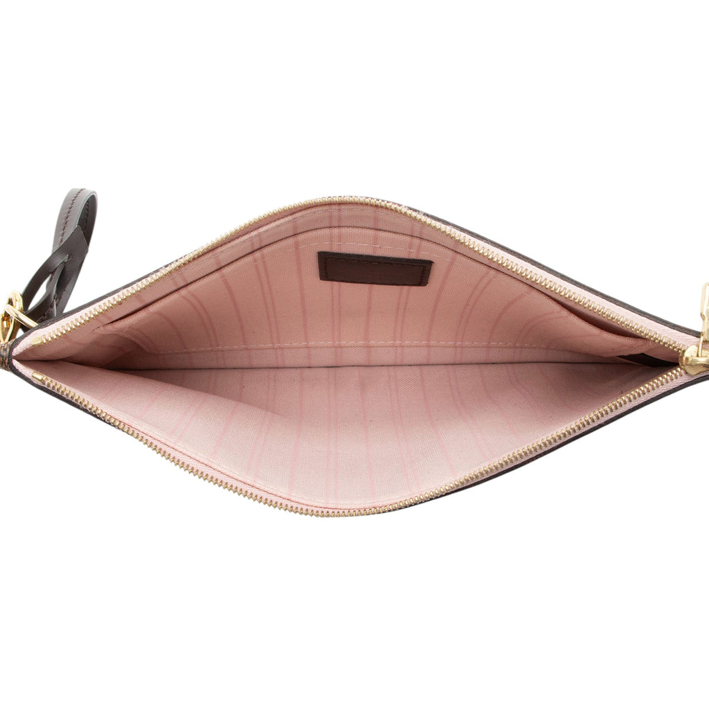 Louis Vuitton Damier Ebene Neverfull MM Pochette