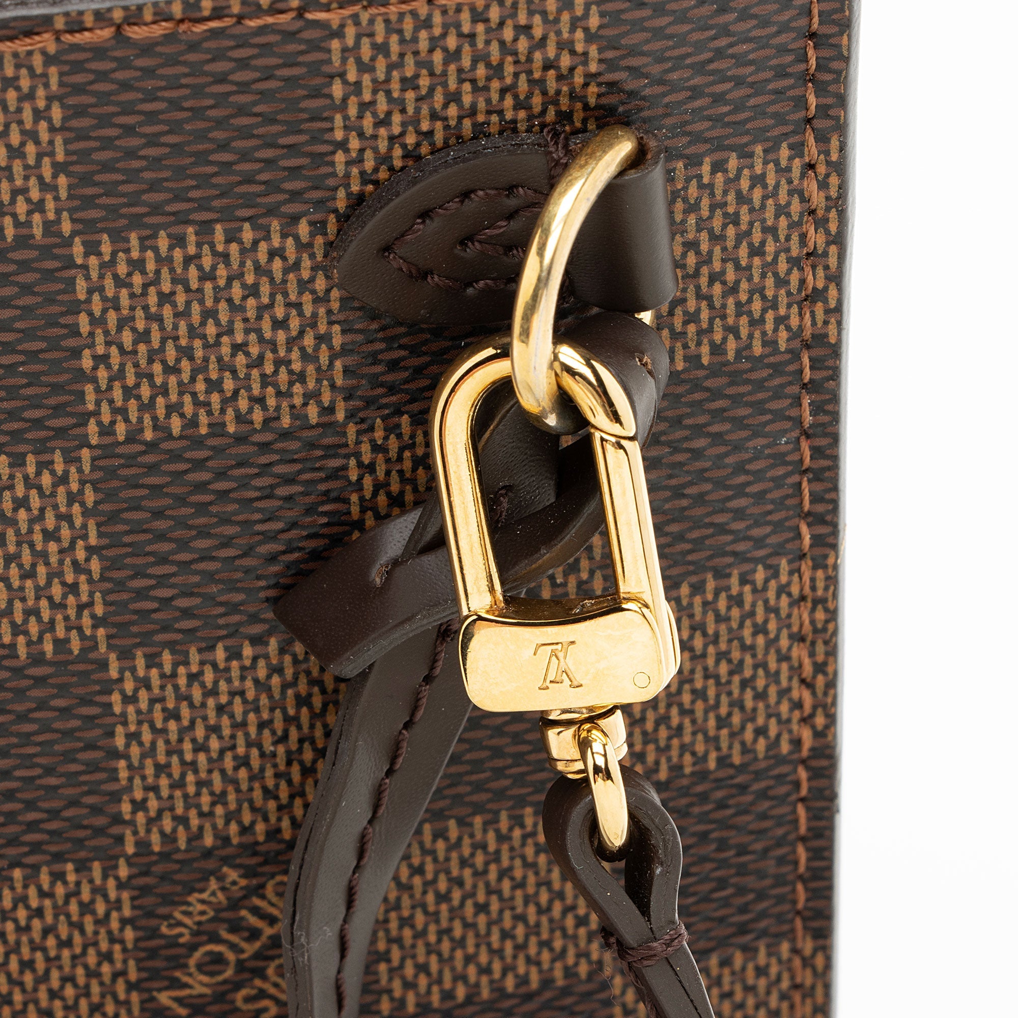 Louis Vuitton Damier Ebene Neverfull MM Pochette