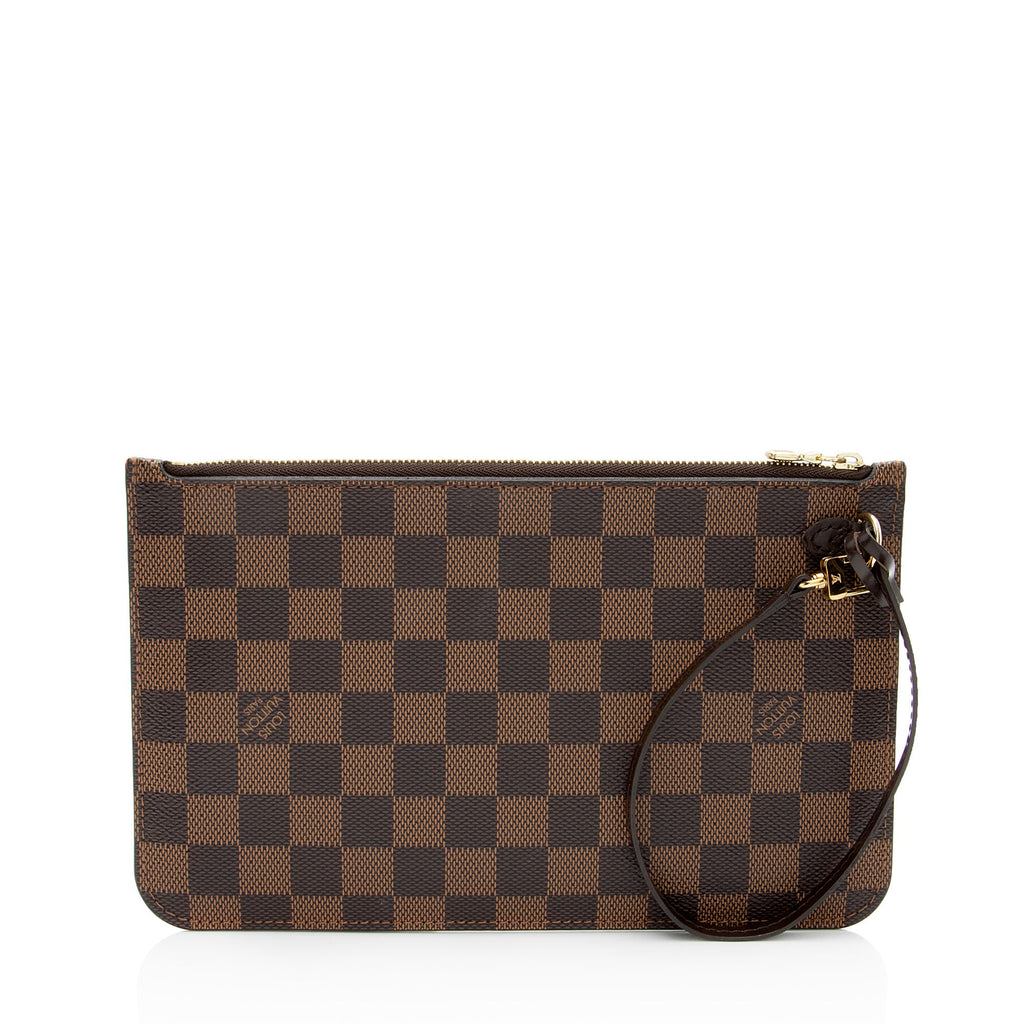 Louis Vuitton Damier Ebene Neverfull MM Pochette