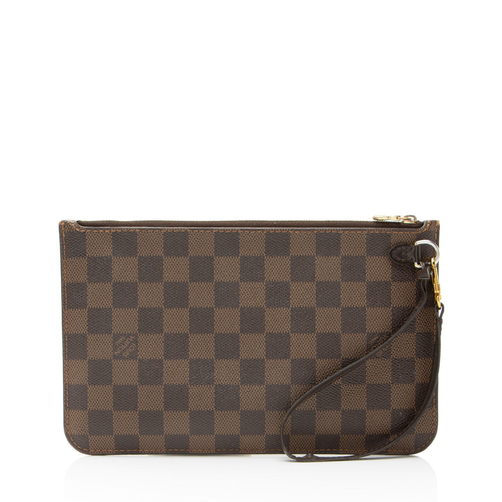 Louis Vuitton Damier Ebene Neverfull MM Pochette