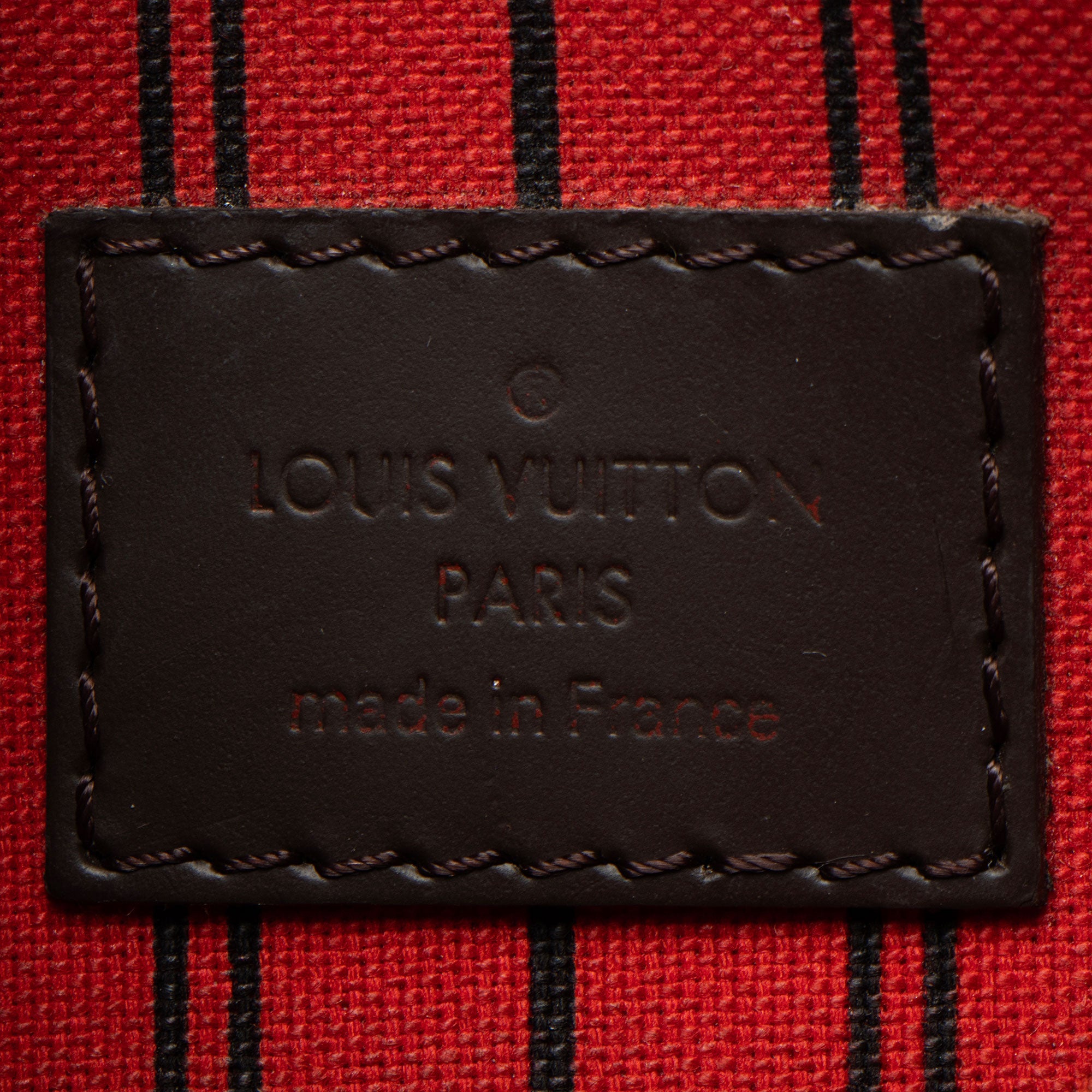 Louis Vuitton Damier Ebene Neverfull MM Pochette