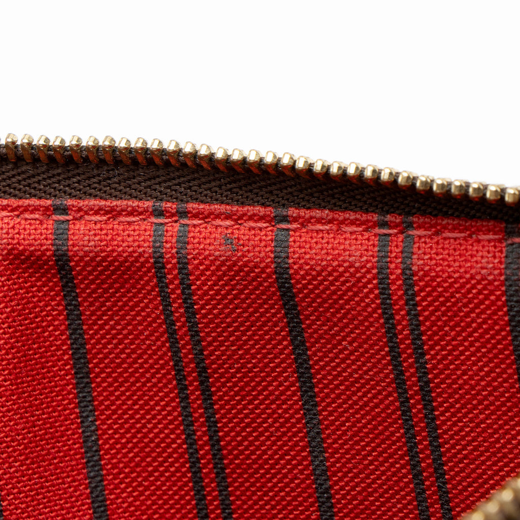 Louis Vuitton Damier Ebene Neverfull MM Pochette