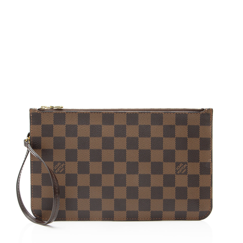 Louis Vuitton Damier Ebene Neverfull MM Pochette