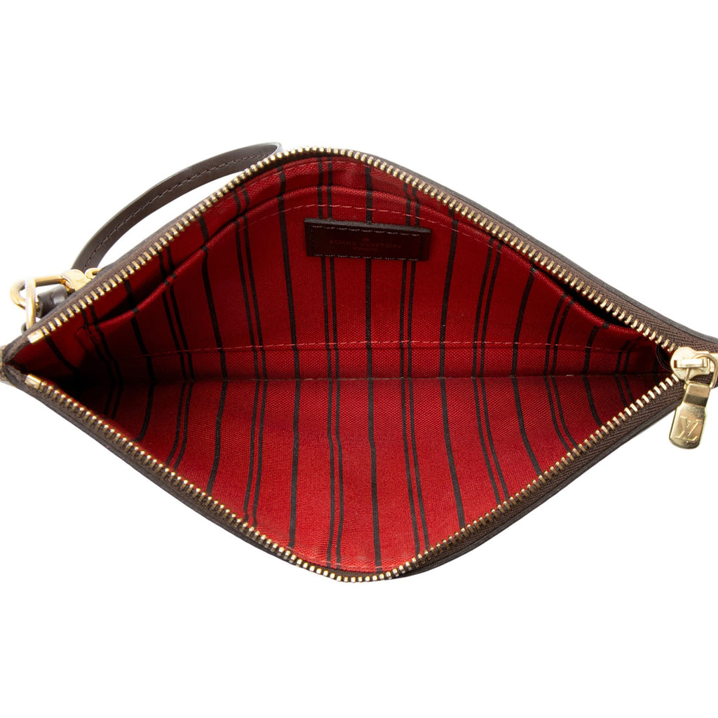 Louis Vuitton Damier Ebene Neverfull MM Pochette