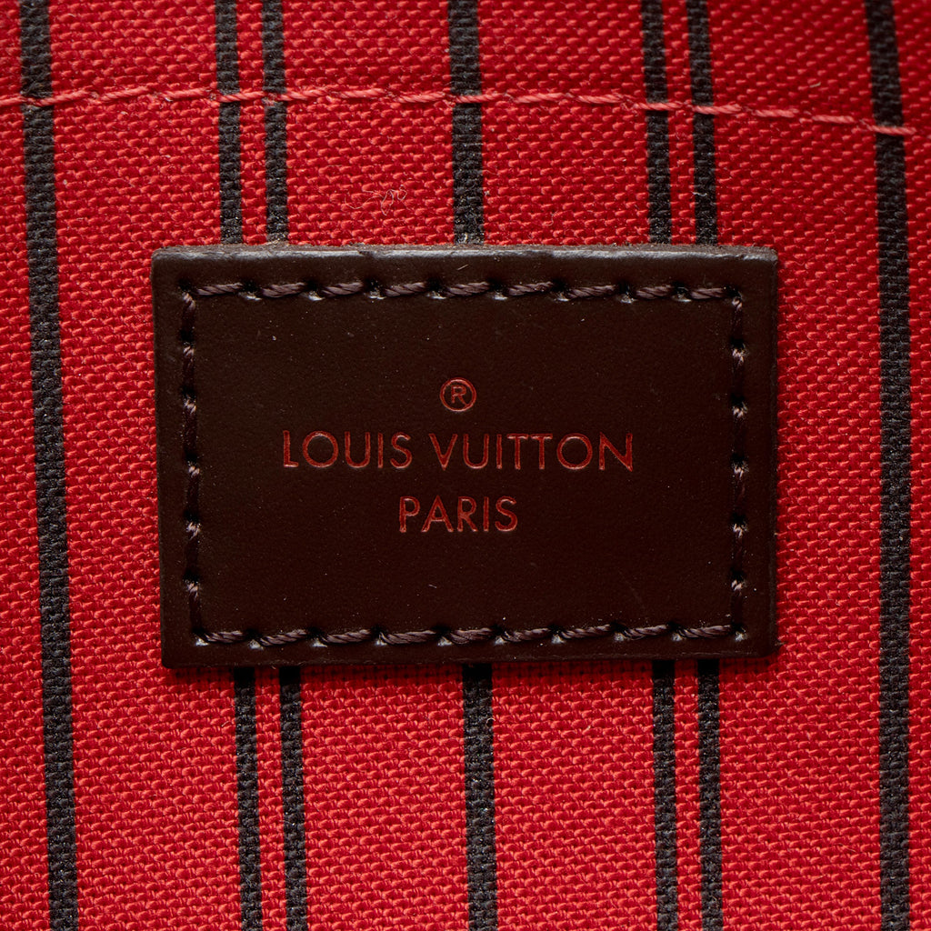 Louis Vuitton Damier Ebene Neverfull MM Pochette