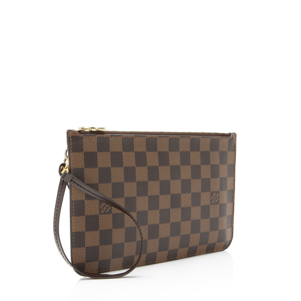 Louis Vuitton Damier Ebene Neverfull MM Pochette