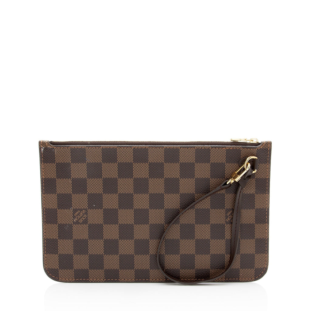 Louis Vuitton Damier Ebene Neverfull MM Pochette