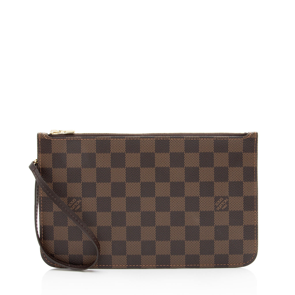 Louis Vuitton Damier Ebene Neverfull MM Pochette