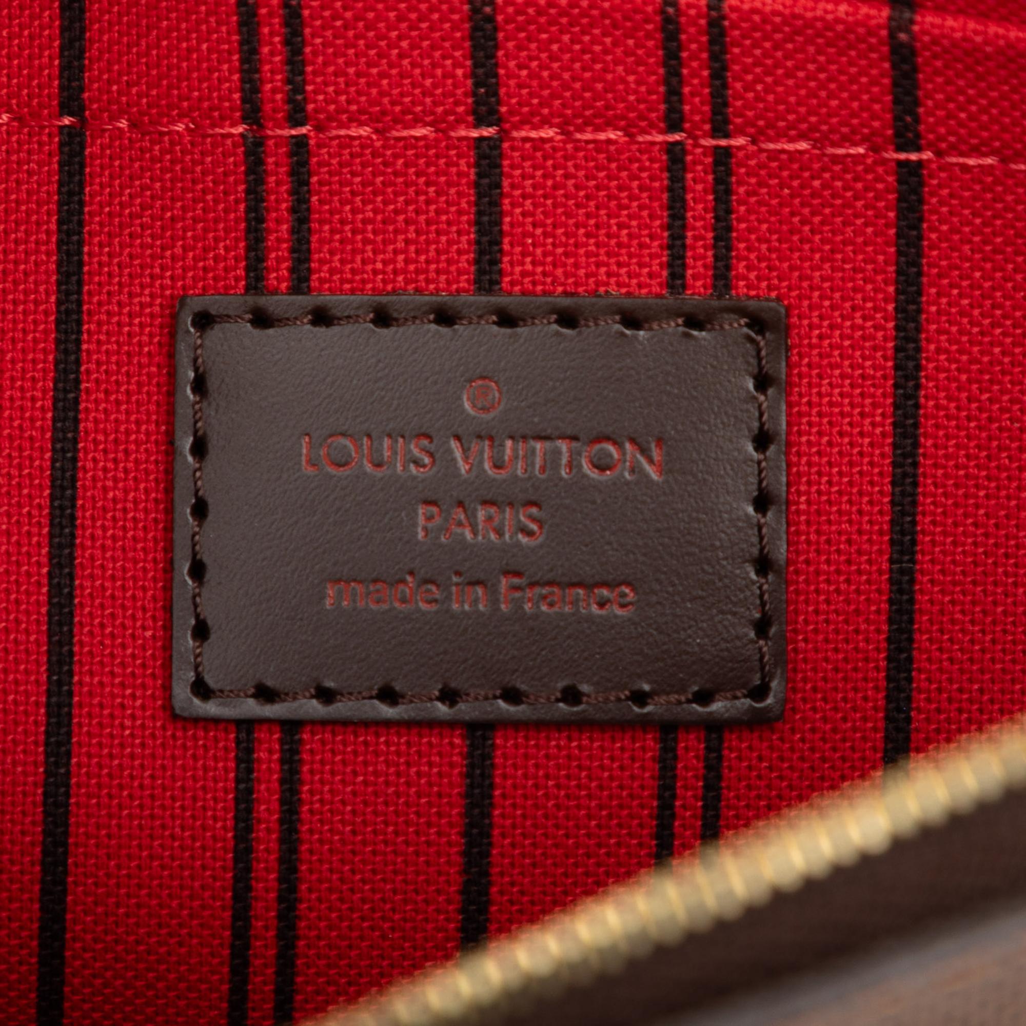 Louis Vuitton Damier Ebene Neverfull MM Pouch