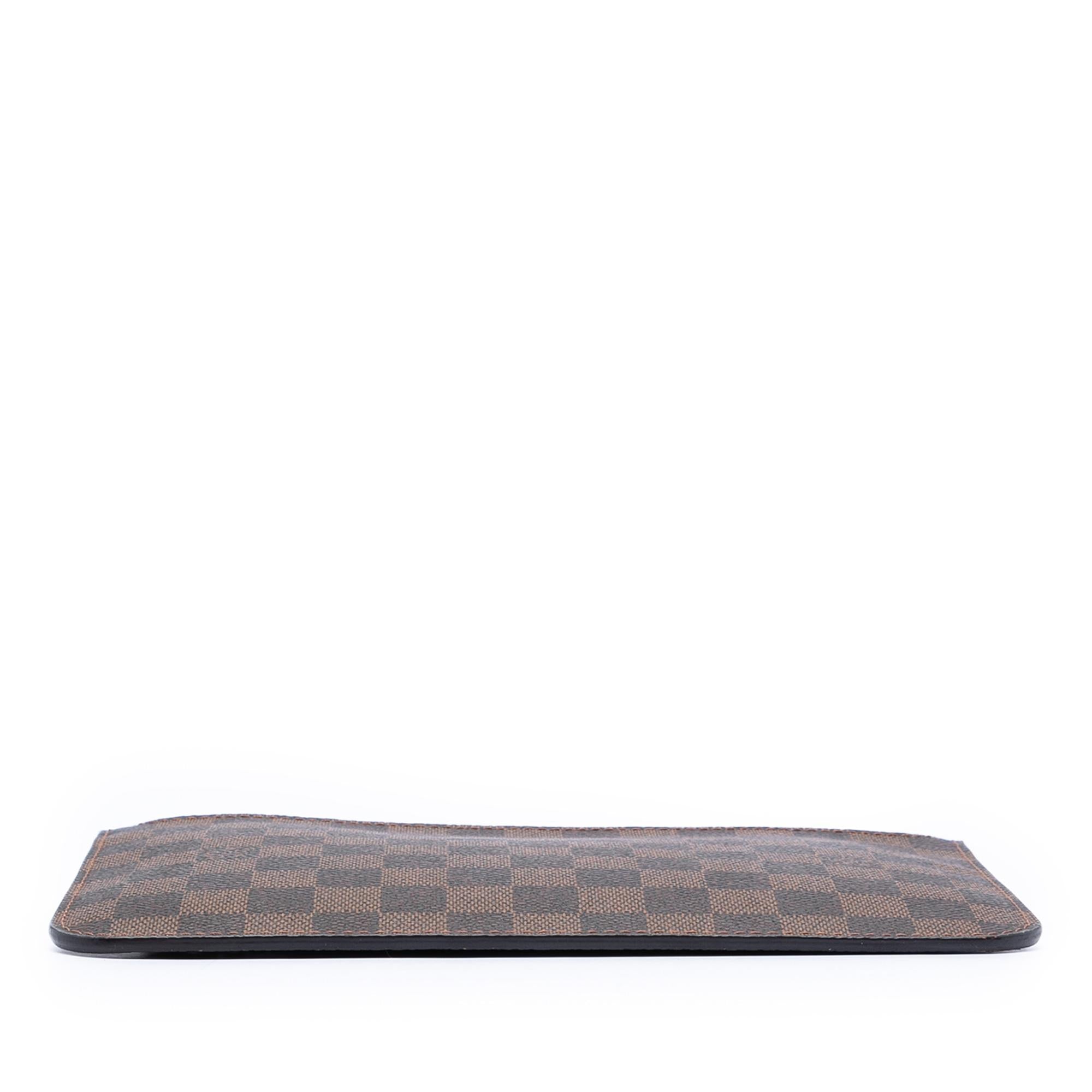 Louis Vuitton Damier Ebene Neverfull MM Pouch