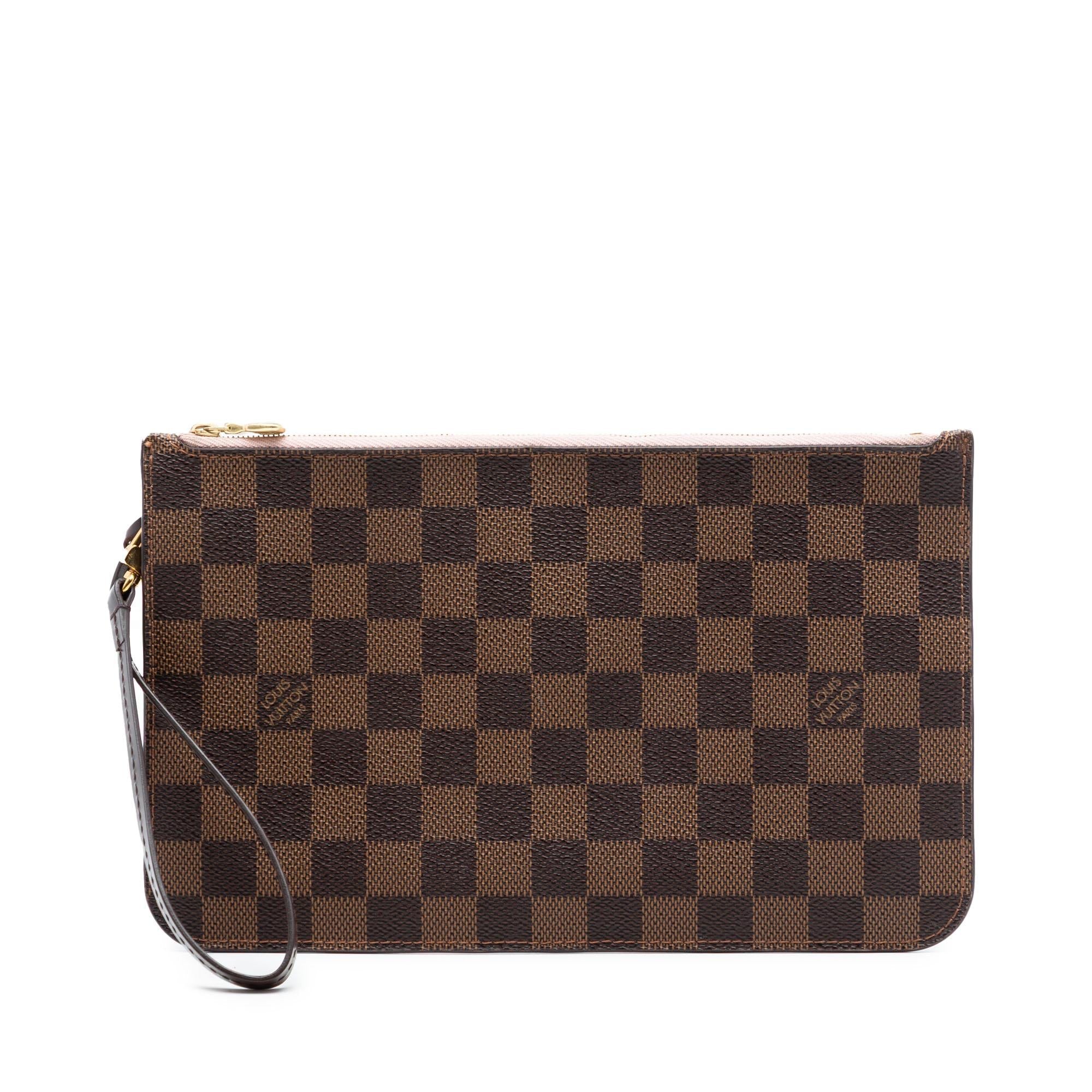 Louis Vuitton Damier Ebene Neverfull MM Pouch