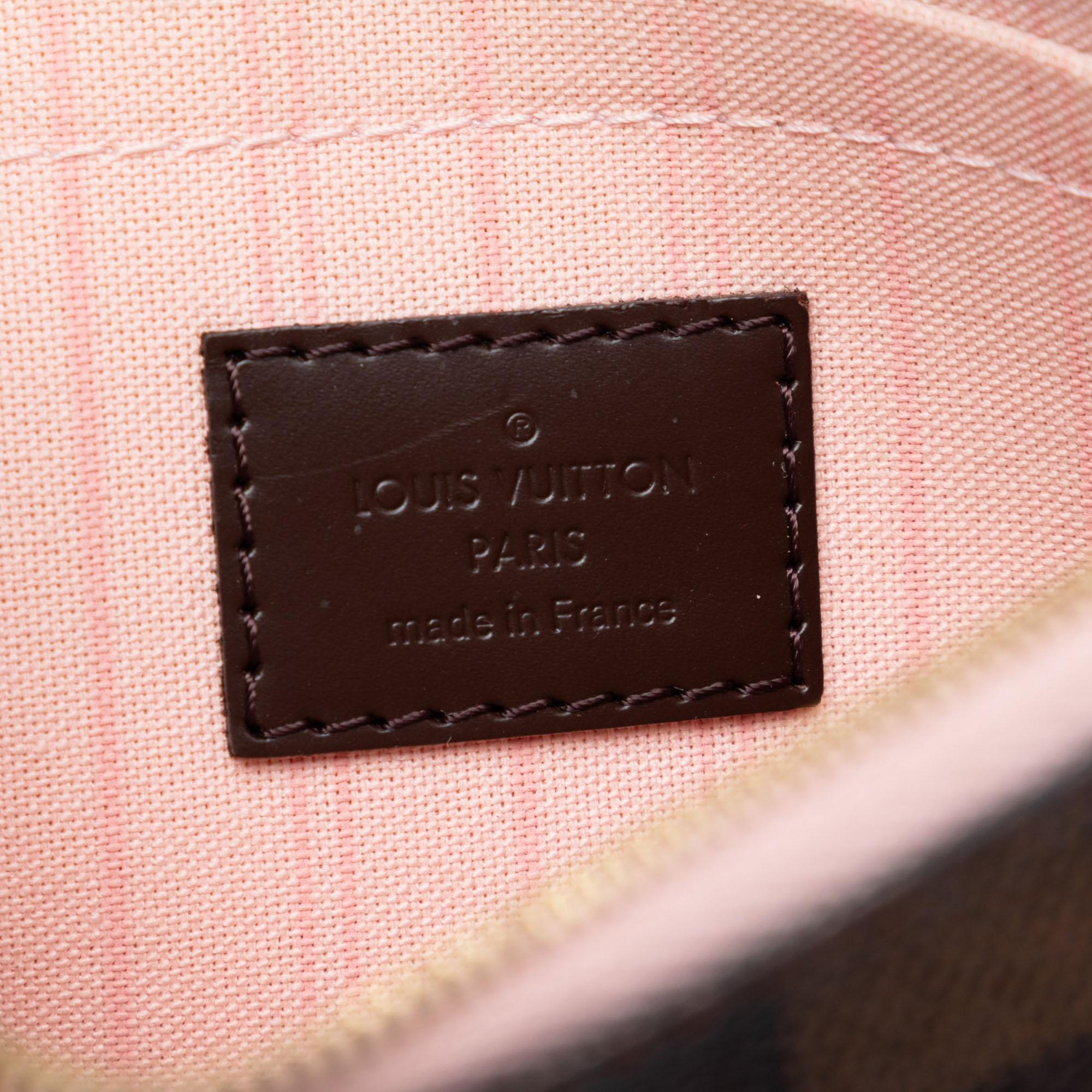 Louis Vuitton Damier Ebene Neverfull MM Pouch